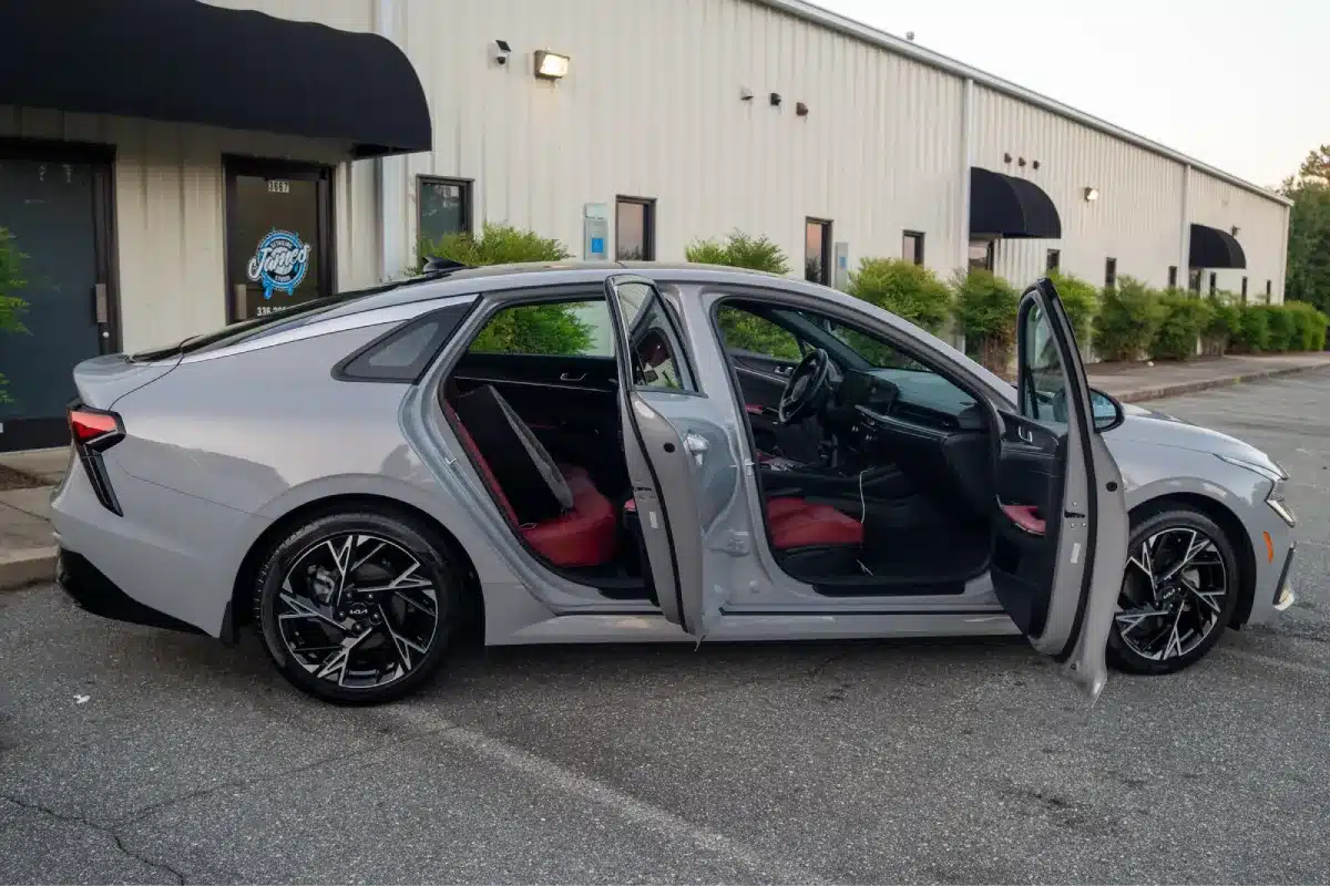 Professionally detailed sedan with a clean interior and exterior.